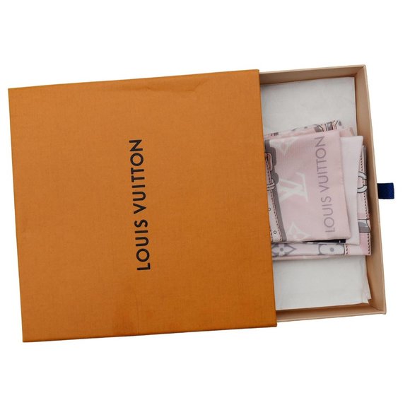 LOUIS VUITTON  Confidential Silk Monogram Bandeau Light Pink - Picture 3 of 5